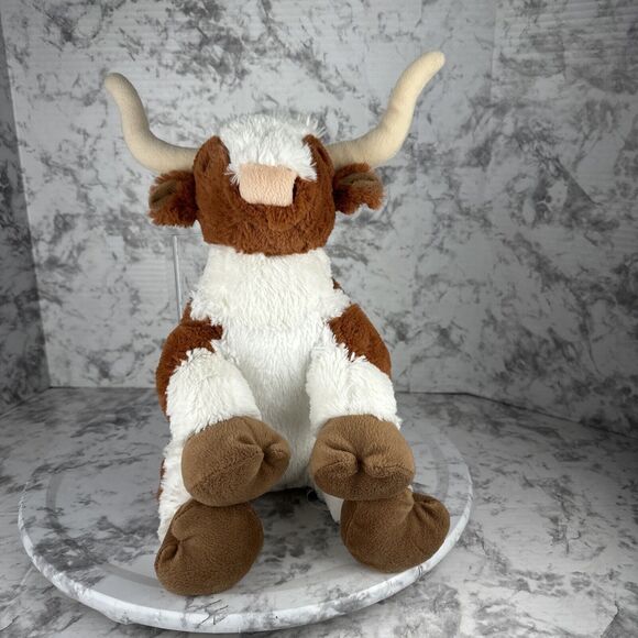 Build a Bear Longhorn Steer Bull Cow Plush University of Texas Bevo - Picture 1 of 9
